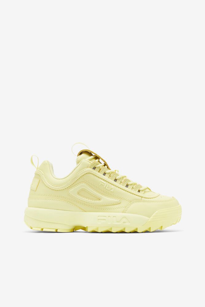 Fila Sneakers Womens Yellow - Disruptor 2 Premium - Philippines 5109836-OR